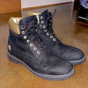 Timberland Boots|Limited Edition Black and Gold
